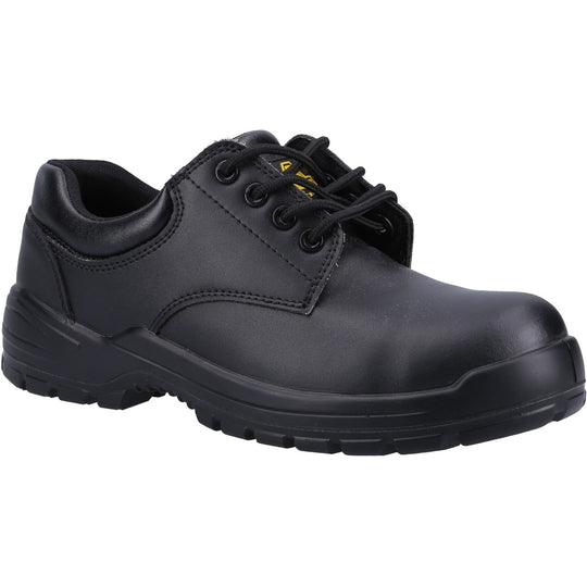 Amblers FS38C metal-free composite Gibson safety shoe in black.