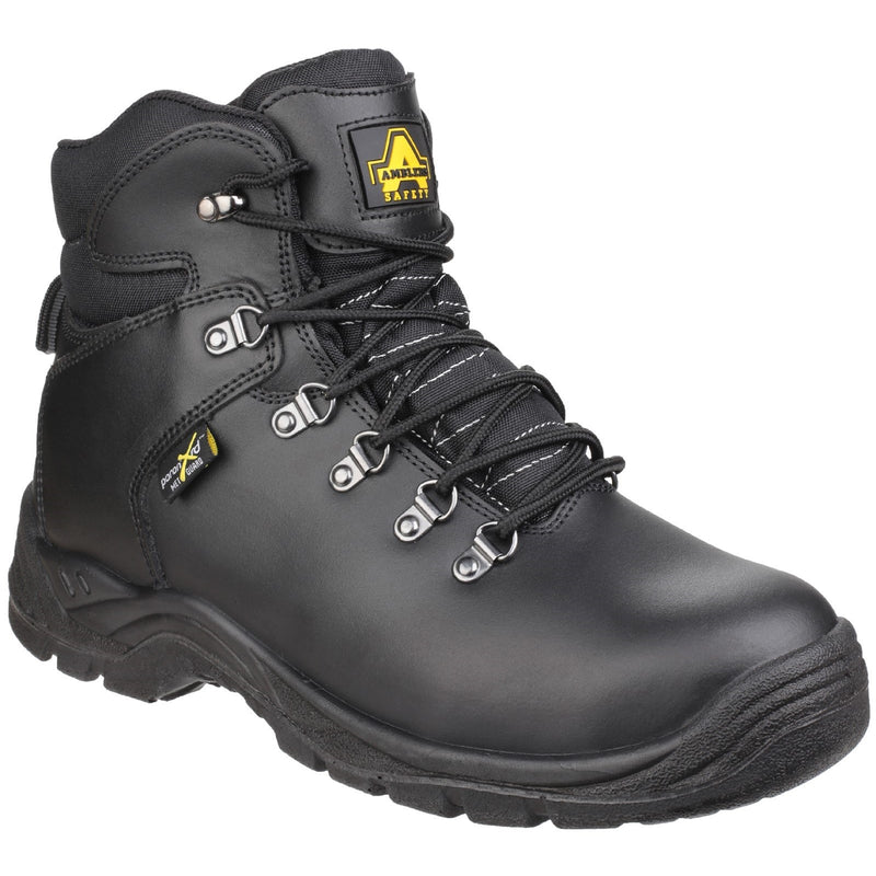 Amblers AS335 safety boot with Poron XRD internal metatarsal guard.