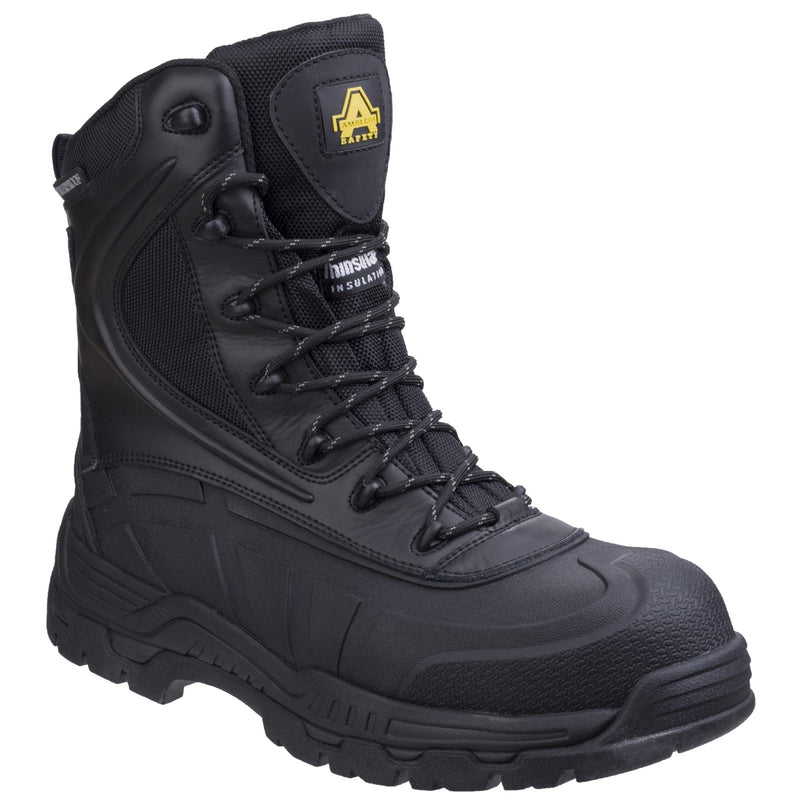Amblers AS440 hybrid hi-leg waterproof and metal-free safety boot.