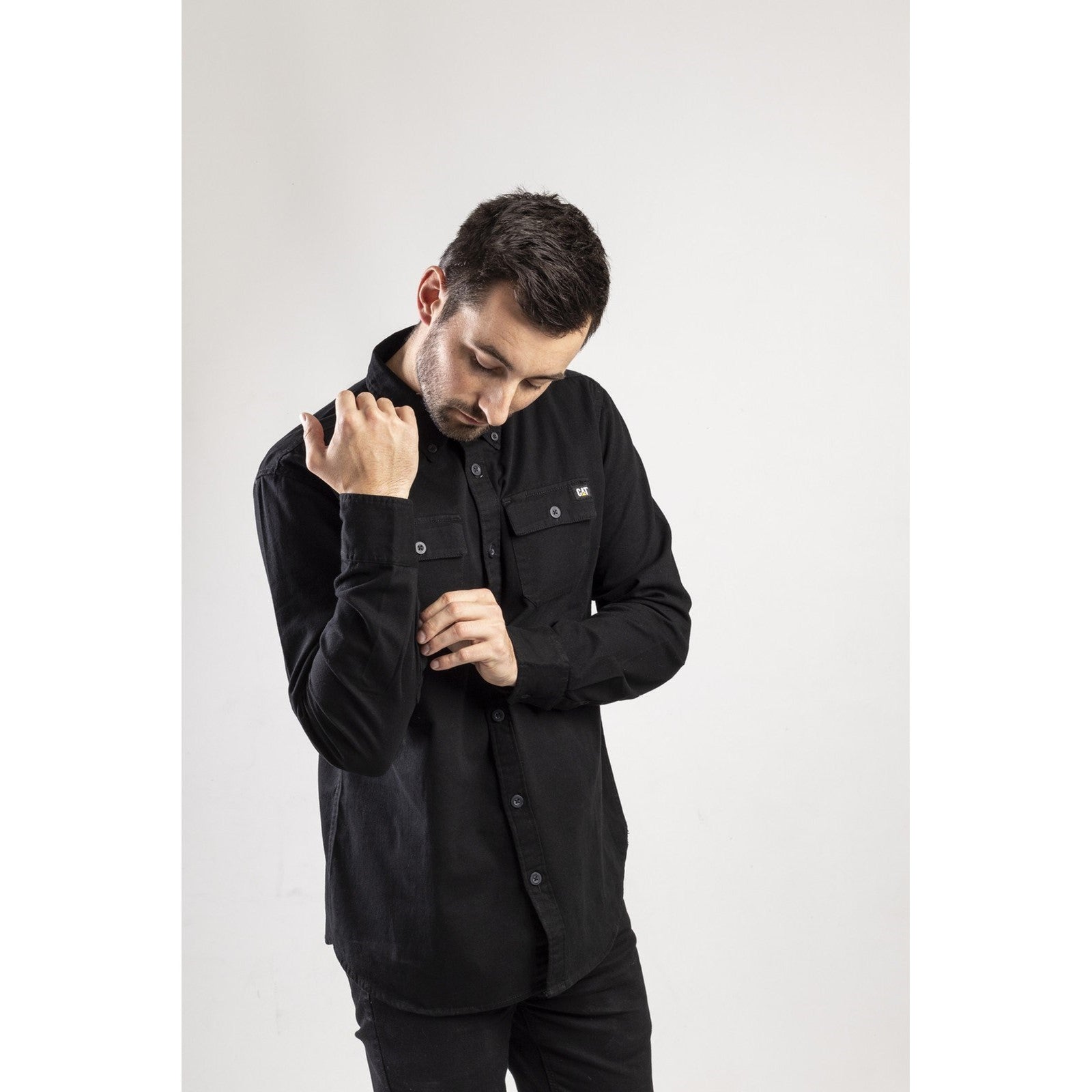 CAT Button Up L/S Shirt