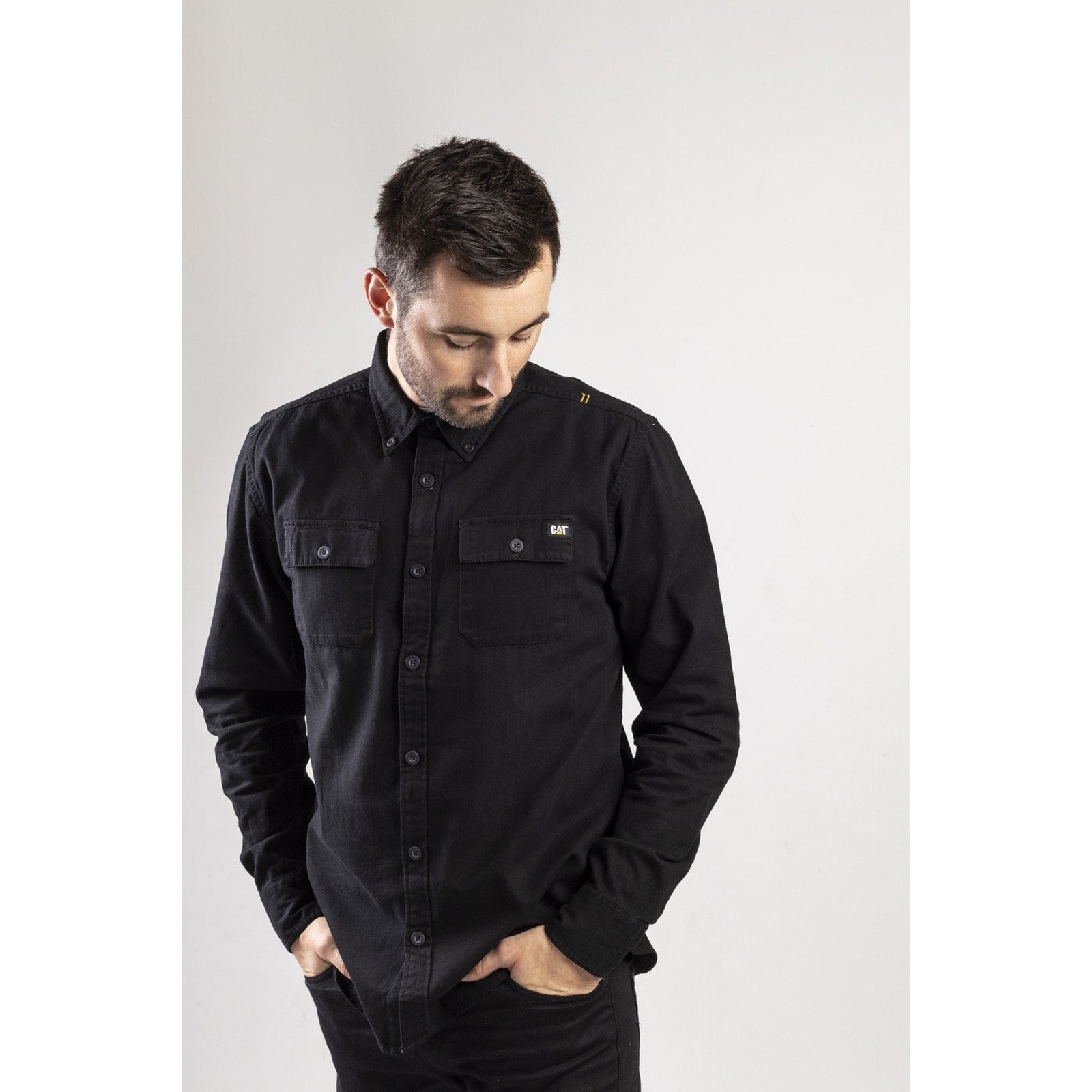 CAT Button Up L/S Shirt