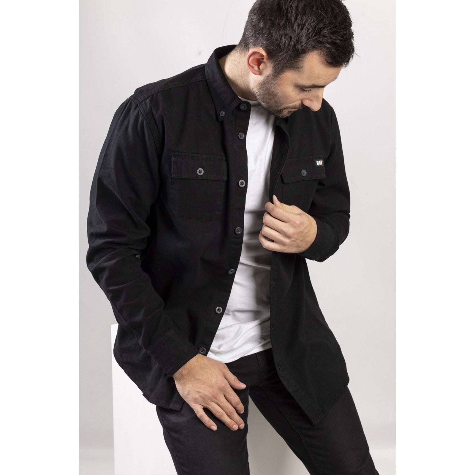 CAT Button Up L/S Shirt