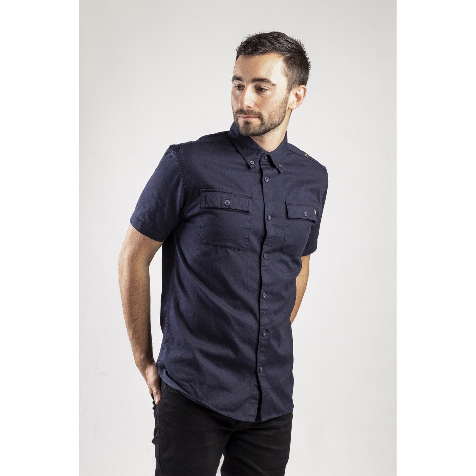CAT Button Up S/S Shirt
