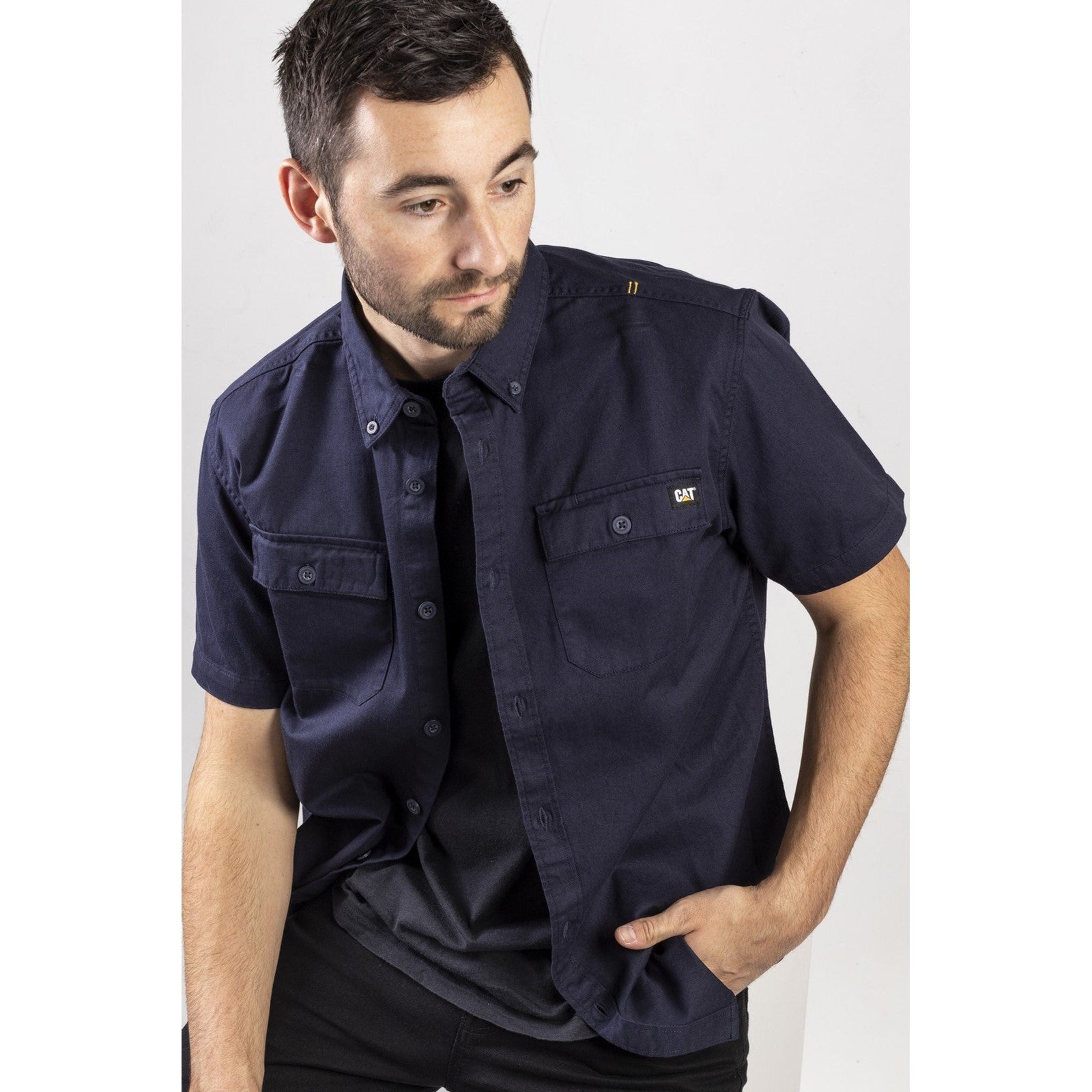 CAT Button Up S/S Shirt