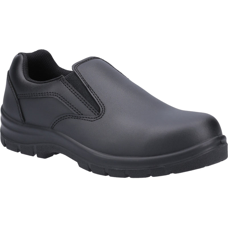 Front-angled view of the AS716C safety shoe.