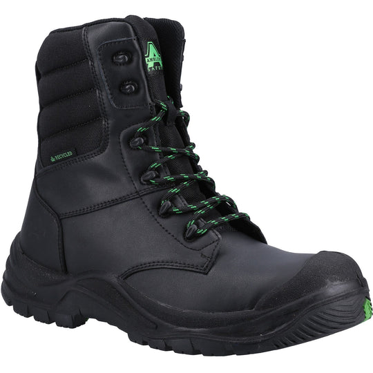 Amblers 503 safety boots, angled front view.