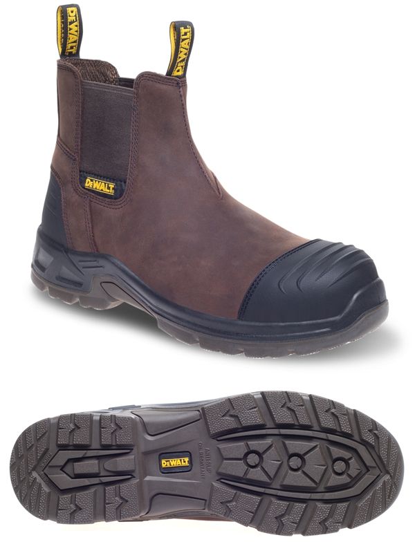 DeWalt Grafton - Brown Waxy Safety Dealer Boot