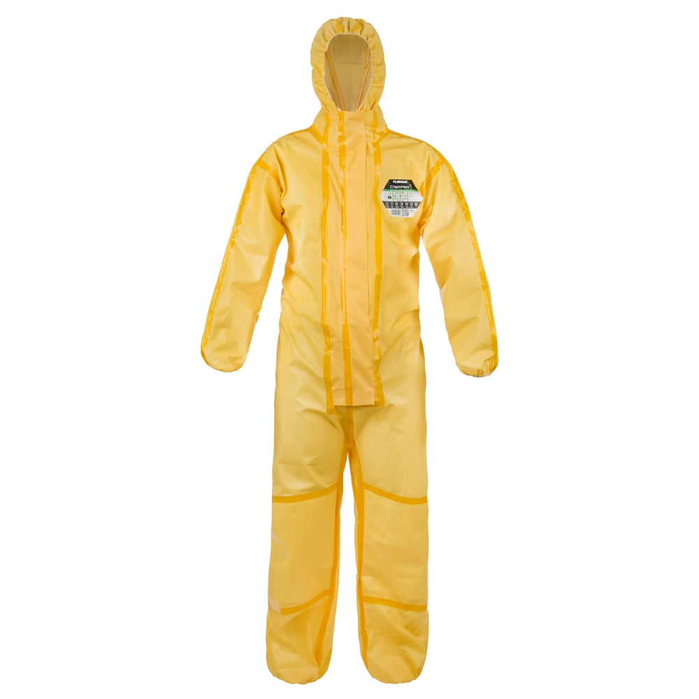 Supertouch ChemMAX 1 Yellow Coverall with Hood