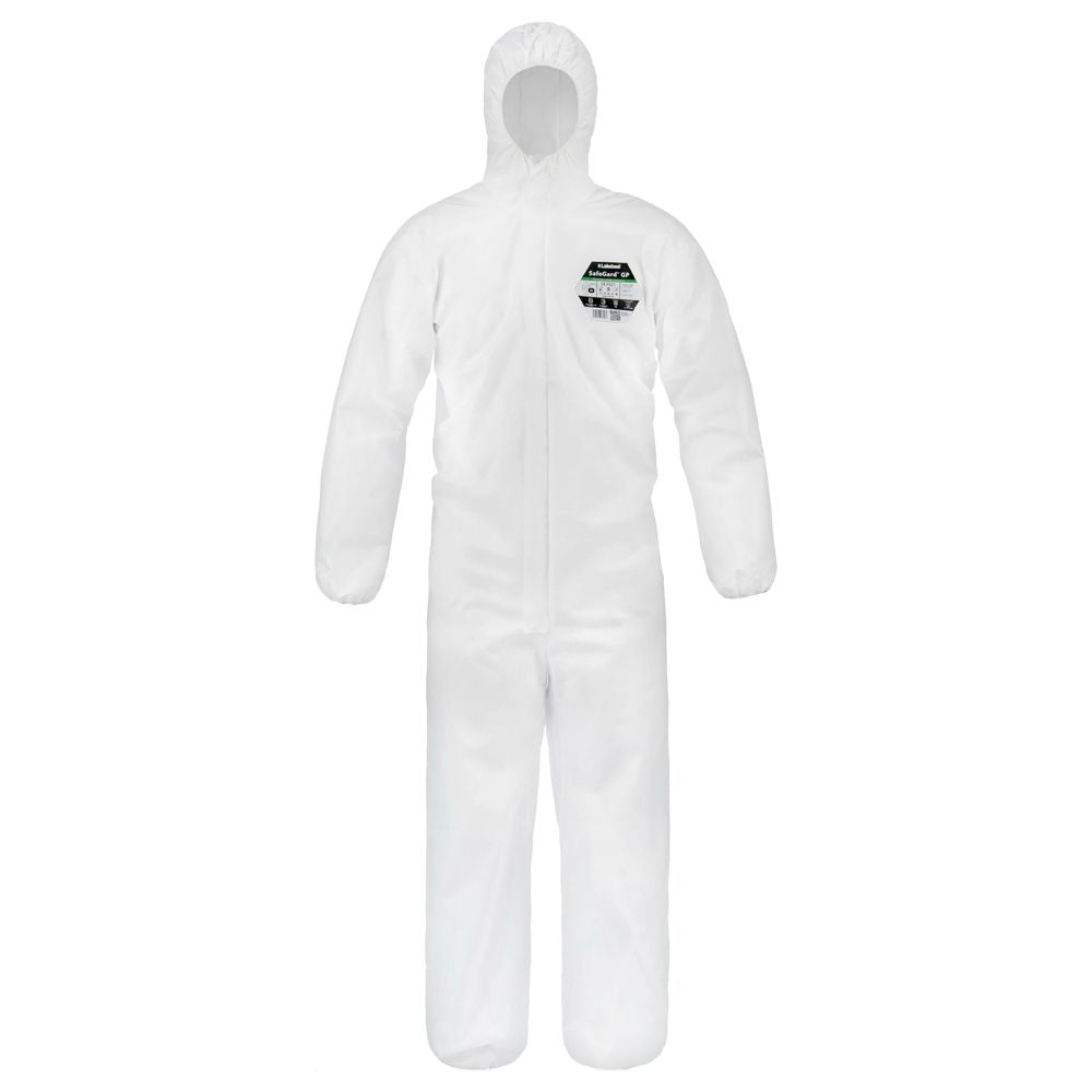 Supertouch SafeGardÂ® GP White Coverall with Hood