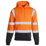 Supertouch 2 Tone Hi Vis Hooded Sweatshirt - thumbnail 2