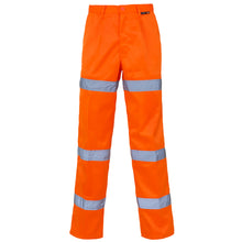 Supertouch Hi Vis 3 Band Polycotton Trousers - H61