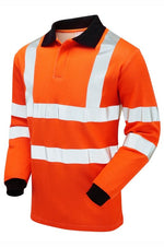 Pulsar Rail Spec Flame Retardant Ast Arc Hi Vis Polo Shirt - PRARC21 - thumbnail 2
