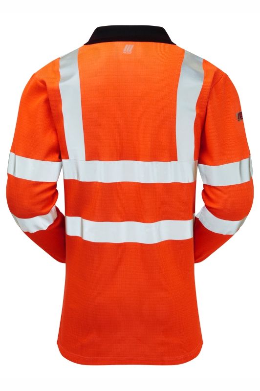 Pulsar Rail Spec Flame Retardant Ast Arc Hi Vis Polo Shirt - PRARC21 Orange