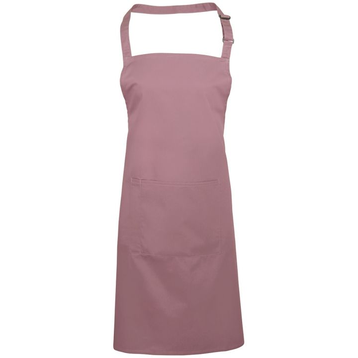 Premier Colours Collection Hospitality Bib Apron with Pockets
