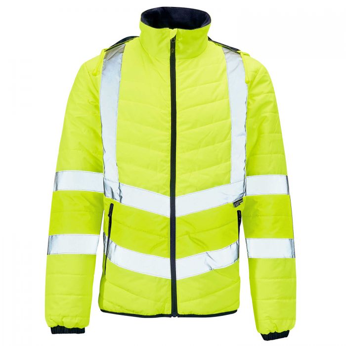 Supertouch Supertouch Hi Vis Yellow Puffer Jacket - H148