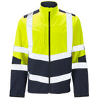Supertouch Supertouch Hi Vis 2 Tone Yellow Softshell Jacket - H141
