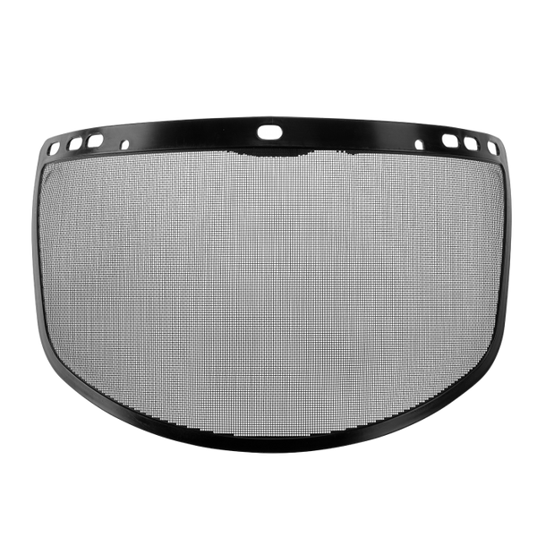 Steel mesh replacement visor for the Supertouch ST35 faceshield carrier.